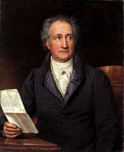 J. W. von Goethe im 80. Lebensjahr